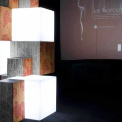 SLIDE Design Beleuchtung-Außenleuchte Cube für modernes Design, hergestellt in Italien