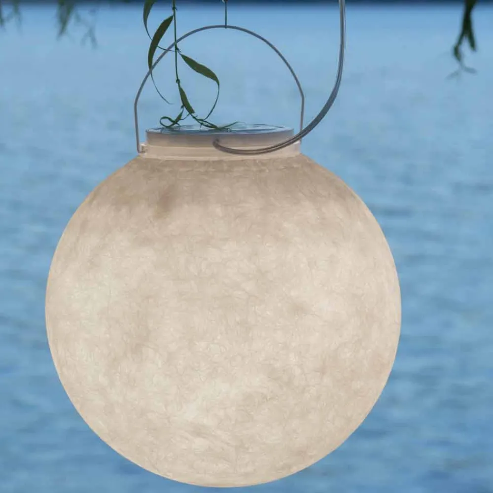 In-es.artdesign Design Beleuchtung-Außenpendelleuchte Luna Out in Nebulite
