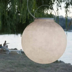 In-es.artdesign Design Beleuchtung-Außenpendelleuchte Luna Out in Nebulite