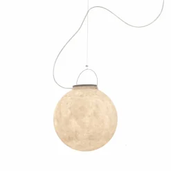 In-es.artdesign Design Beleuchtung-Außenpendelleuchte Luna Out in Nebulite