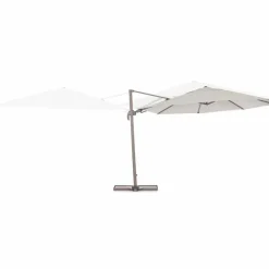 Viadurini in the Garden Gartenschirm-Außenschirm, Durchmesser 3,5 m in Polyester mit Aluminiumstange - Linfa