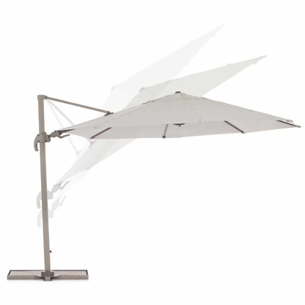 Viadurini in the Garden Gartenschirm-Außenschirm, Durchmesser 3,5 m in Polyester mit Aluminiumstange - Linfa