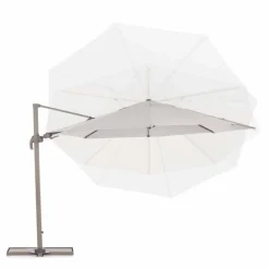 Viadurini in the Garden Gartenschirm-Außenschirm, Durchmesser 3,5 m in Polyester mit Aluminiumstange - Linfa