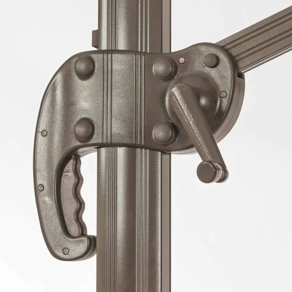 Viadurini in the Garden Gartenschirm-Außenschirm, 3x3 mit Polyestertuch und Aluminiumstange - Texas