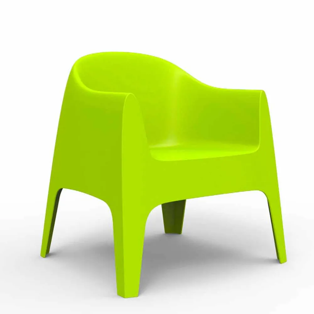 Vondom Sessel Kunststoff-Außensessel Solid Kollektion von , Designer Archirivolto, 4 Stück