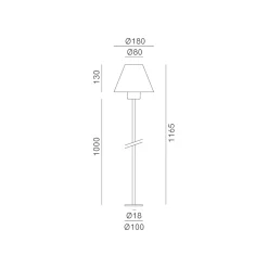 Viadurini Lighting Design Beleuchtung-Außenstehlampe aus Messing und Kupfer, hergestellt in Italien – Sword