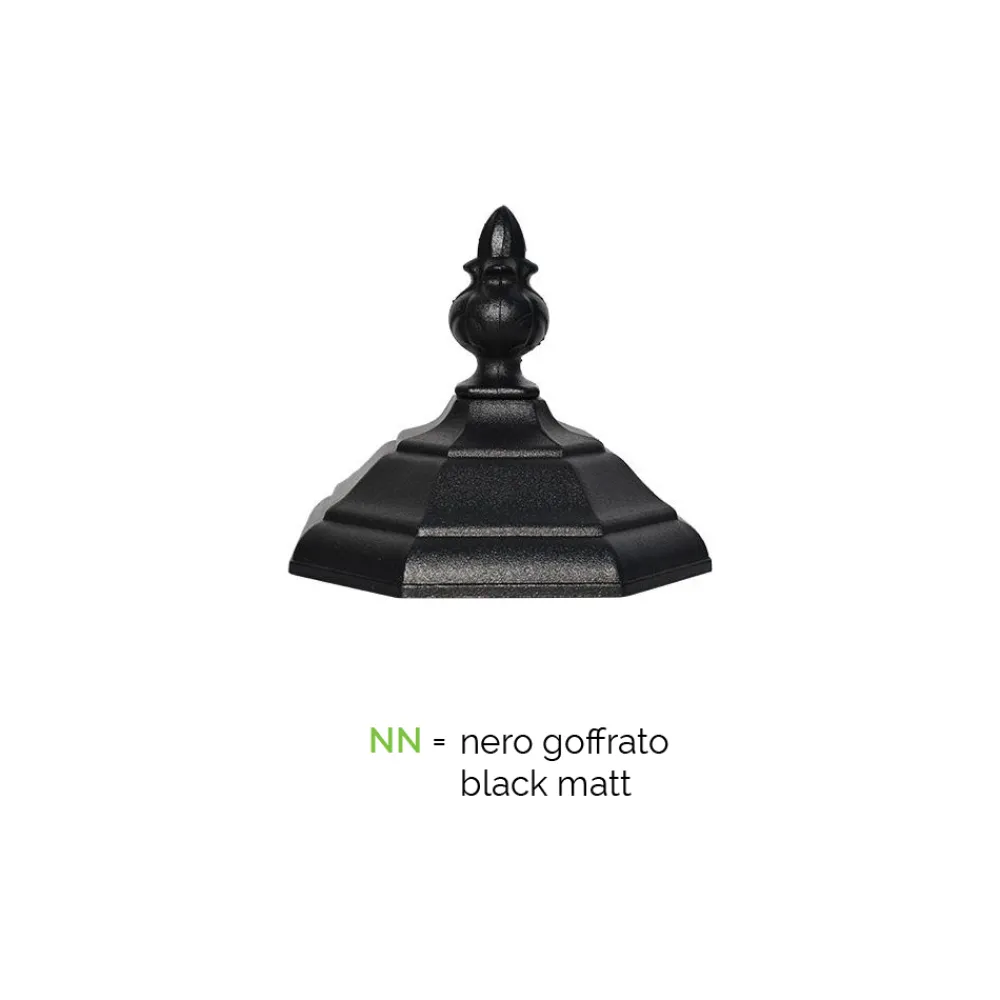 Viadurini Lighting Gartenlampion-Außenstehlampe im Vintage-Stil aus Aluminium, hergestellt in Italien – Leona