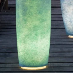 In-es.artdesign Design Beleuchtung-Außenstehleuchte Ø 23 Tank Out-Nebel