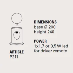 Toscot Gartenlaternen-Außenstehleuchte aus farbigem Ton U-Boat -