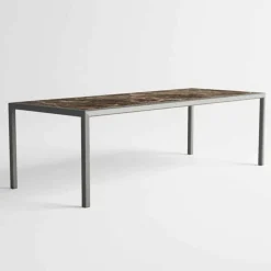 Viadurini in the Garden Gartentische Aus Aluminium-Außentisch aus Aluminium mit modernem Design für den Garten - Mississippi2