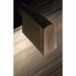 Il Fanale Garten-Wandlampen-Außenwandlampe aus antikbraunem Metall - Saint Tropez von