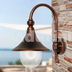 Viadurini Lighting Garten-Wandlampen-Außenwandleuchte aus Aluminiumdruckguss, hergestellt in Italien, Anusca