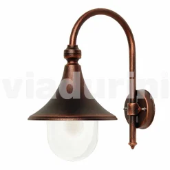 Viadurini Lighting Garten-Wandlampen-Außenwandleuchte aus Aluminiumdruckguss, hergestellt in Italien, Anusca