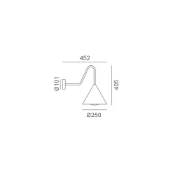 Viadurini Lighting Garten-Wandlampen-Außenwandleuchte aus Glas und Messing, hergestellt in Italien – Rain