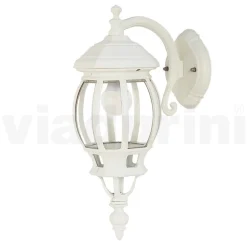 Viadurini Lighting Garten-Wandlampen-Außenwandleuchte aus weißem Aluminium, hergestellt in Italien – Dodo