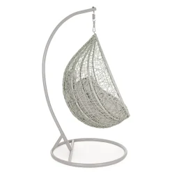 Viadurini in the Garden Metallsessel-Aufhängender Gartensessel aus Stahl für luxuriöses Design im Freien - Schaum