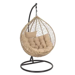 Viadurini in the Garden Metallsessel-Aufhängender Gartensessel aus Stahl für luxuriöses Design im Freien - Schaum