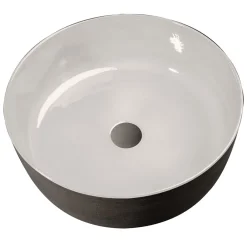 Viadurini Bathroom Farbige Waschbecken-Aufsatzwaschbecken aus feuerfestem Ton, in Italien von Hand gedrechselt - Tatiana