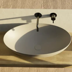 Viadurini Bathroom Keramikwaschbecken-Aufsatzwaschbecken aus glänzender oder mattierter Keramik, hergestellt in Italien – Ferry