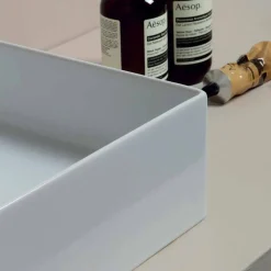 Viadurini Bathroom Farbige Waschbecken-Aufsatzwaschbecken aus Keramik Sun 60x37, modernes Design, hergestellt in Italien