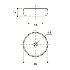 Viadurini Bathroom Keramikwaschbecken-Aufsatzwaschbecken aus Keramik Raku handgemacht in Italien, Ramon