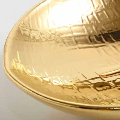 Viadurini Bathroom Farbige Waschbecken-Aufsatzwaschbecken aus Keramik-gold made in Italy Design Animals