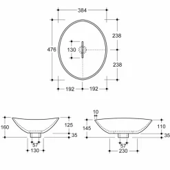Viadurini Bathroom Farbige Waschbecken-Aufsatzwaschbecken aus Keramik-gold made in Italy Design Animals