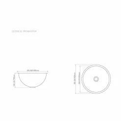 Viadurini Bathroom Kupferwaschbecken-Aufsatzwaschbecken aus Kupfer und weißem Eisen Pure