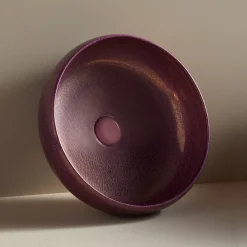 Viadurini Bathroom Waschbecken Aus Fire Clay-Aufsatzwaschbecken für Badezimmer aus Schamott, hergestellt in Italien – Tallone