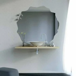 Viadurini Design Design Waschbecken Aus Solid Surface-Aufsatzwaschbecken in modernem Design Farfuglium blattförmig