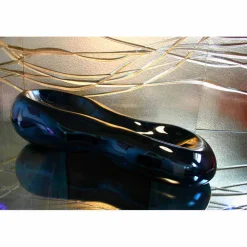 Viadurini Design Design Waschbecken Aus Solid Surface-Aufsatzwaschbecken in modernem Design schwarz oder pink Goldline