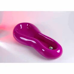 Viadurini Design Design Waschbecken Aus Solid Surface-Aufsatzwaschbecken in modernem Design schwarz oder pink Goldline