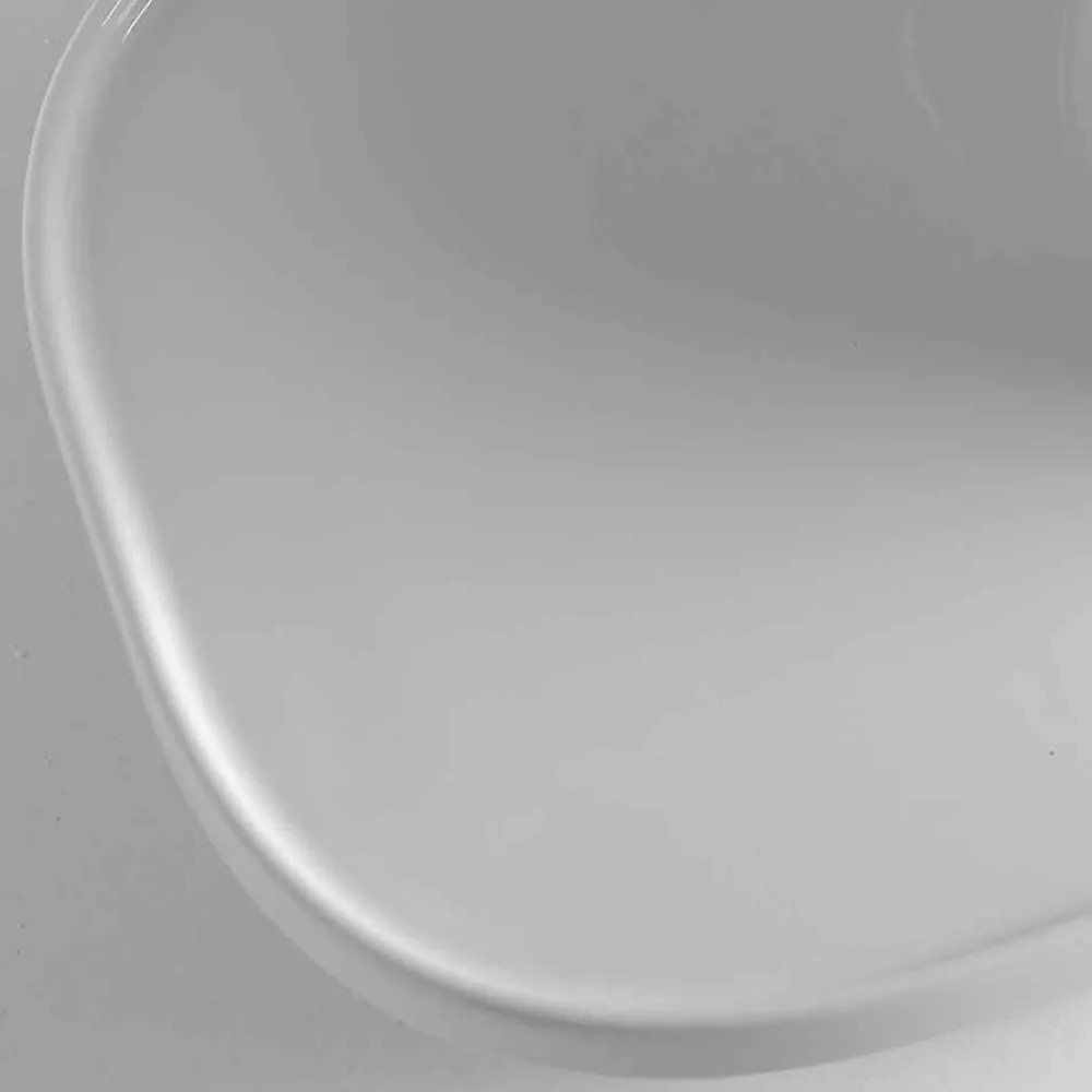 Viadurini Bathroom Keramikwaschbecken-Aufsatzwaschbecken mit integriertem Regal aus farbiger Keramik - Uber