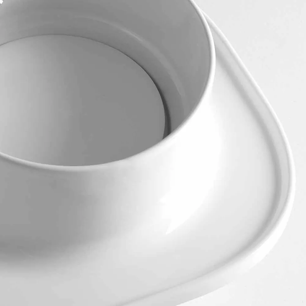 Viadurini Bathroom Keramikwaschbecken-Aufsatzwaschbecken mit integriertem Regal aus farbiger Keramik - Uber