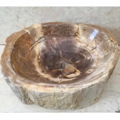 Viadurini Bathroom Steinwaschbecken-Aufsatzwaschtisch aus verchromtem Holz Star Big, Einzelstück