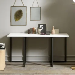 Viadurini Living Ausziehbarer Konsolentisch-Ausziehbare Konsole 150 cm aus Metall und Melamin Made in Italy - Bird