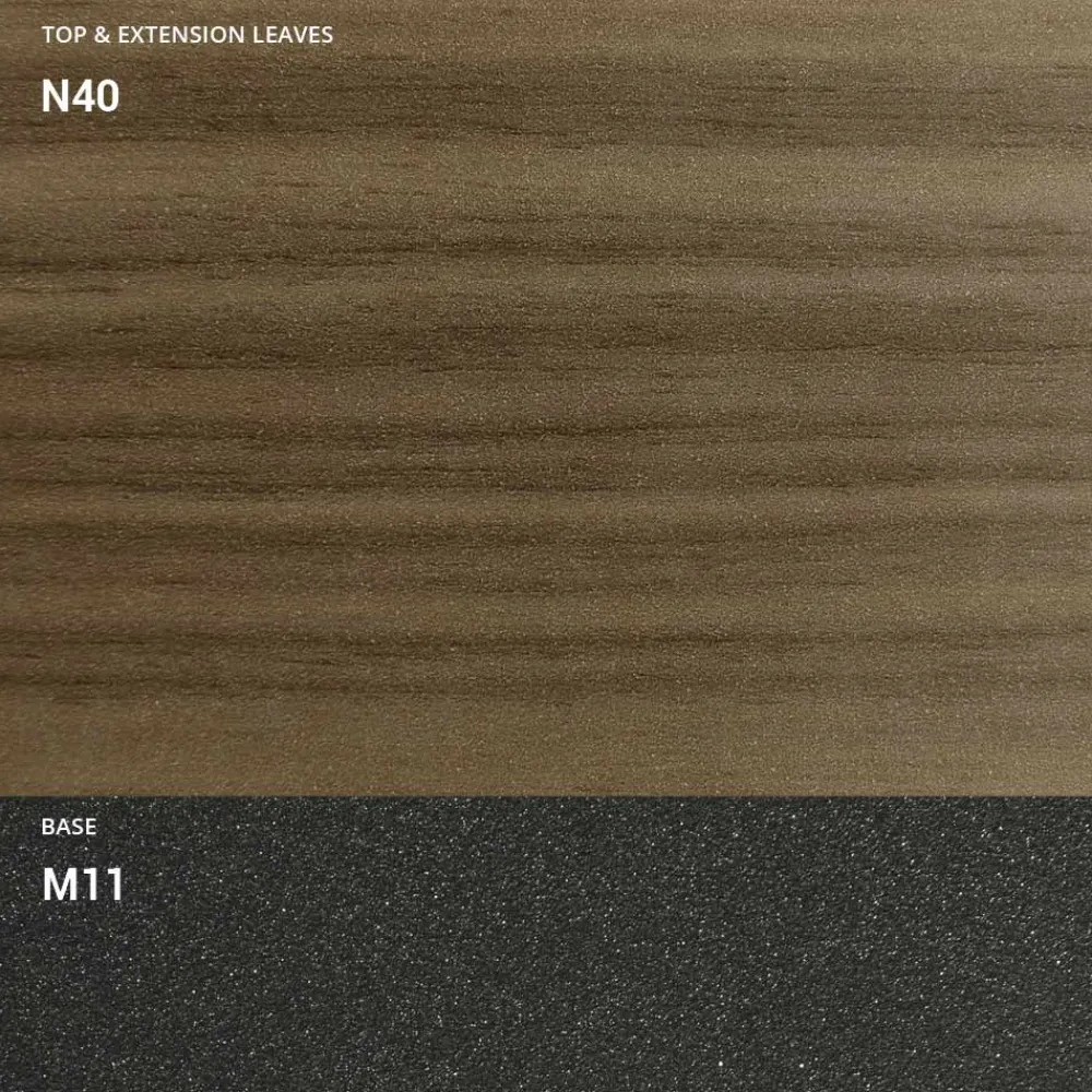 Viadurini Living Ausziehbarer Konsolentisch-Ausziehbare Konsole 150 cm aus Metall und Melamin Made in Italy - Bird