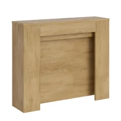 Viadurini Living Ausziehbarer Konsolentisch-Ausziehbare Konsole auf 211 cm aus Melaminplatten „Made in Italy“ – Principessa