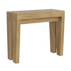 Viadurini Living Ausziehbarer Konsolentisch-Ausziehbare Konsole auf 300 cm aus Holz, hergestellt in Italien – Thron