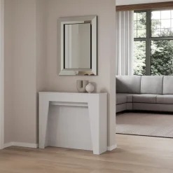 Viadurini Living Ausziehbarer Konsolentisch-Ausziehbare Konsole auf 211 cm aus Melamin, hergestellt in Italien – Incantesimo