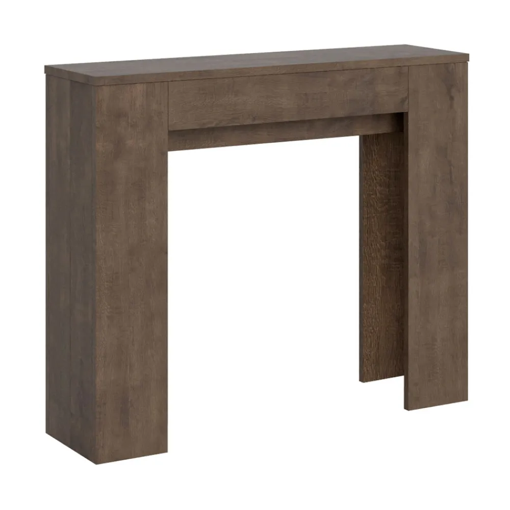 Viadurini Living Ausziehbarer Konsolentisch-Ausziehbare Konsole auf 181 cm aus Melaminplatten „Made in Italy“ – Drago