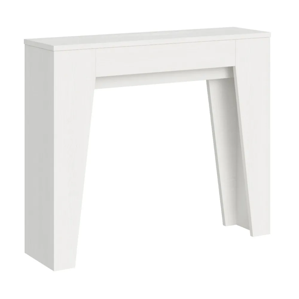 Viadurini Living Ausziehbarer Konsolentisch-Ausziehbare Konsole auf 181 cm in Melamin Essence Made in Italy – Castello