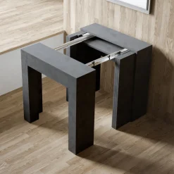 Viadurini Living Ausziehbarer Konsolentisch-Ausziehbare Konsole auf 299 cm mit internen Erweiterungen, hergestellt in Italien – Sanduhr