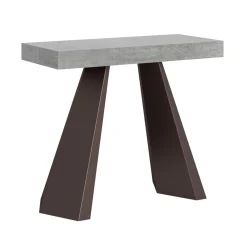 Viadurini Living Ausziehbarer Konsolentisch-Ausziehbare Konsole auf 300 cm mit Beinen in Bärenoptik, hergestellt in Italien – Destino