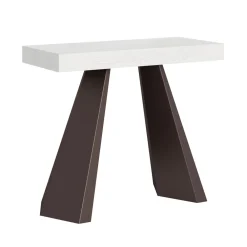 Viadurini Living Ausziehbarer Konsolentisch-Ausziehbare Konsole auf 300 cm mit Beinen in Bärenoptik, hergestellt in Italien – Destino