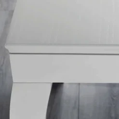 Viadurini Living Ausziehbarer Konsolentisch-Ausziehbare Konsole aus grau grau lackiertem Eschenholz - Specht