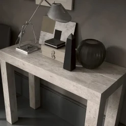 Viadurini Living Ausziehbarer Konsolentisch-Ausziehbare Konsole bis 290 cm aus Melaminholz Made in Italy - Paride