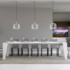 Viadurini Living Ausziehbarer Konsolentisch-Ausziehbare Konsole, erhältlich in 2 verschiedenen Größen, hergestellt in Italien – Grifone