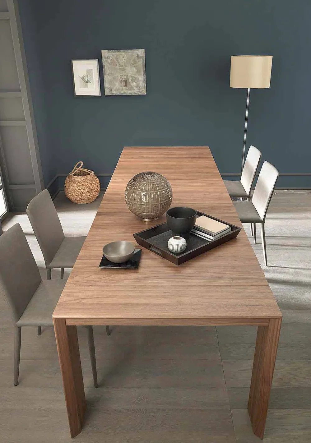 Viadurini Living Ausziehbarer Konsolentisch-Ausziehbare Tischkonsole Bis zu 295 cm in Holz Made in Italy Design - Temocle