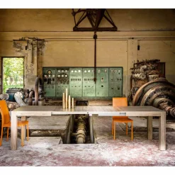 Viadurini Living Ausziehbare Esstische-Ausziehbarer bis 300cm Tisch aus Melamin Oky in modernem Design